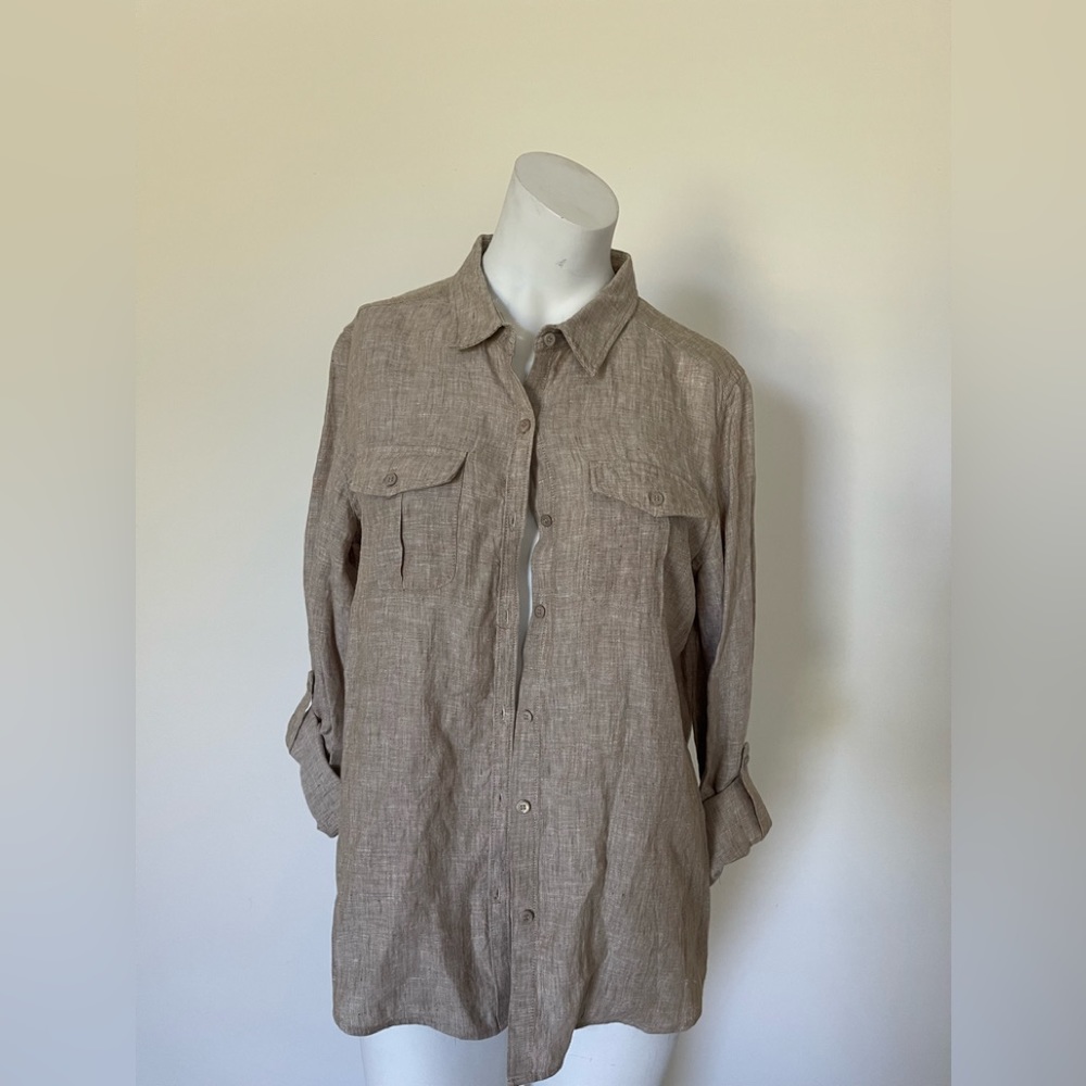 NWT PURE COLLECTION LINEN BLUSE